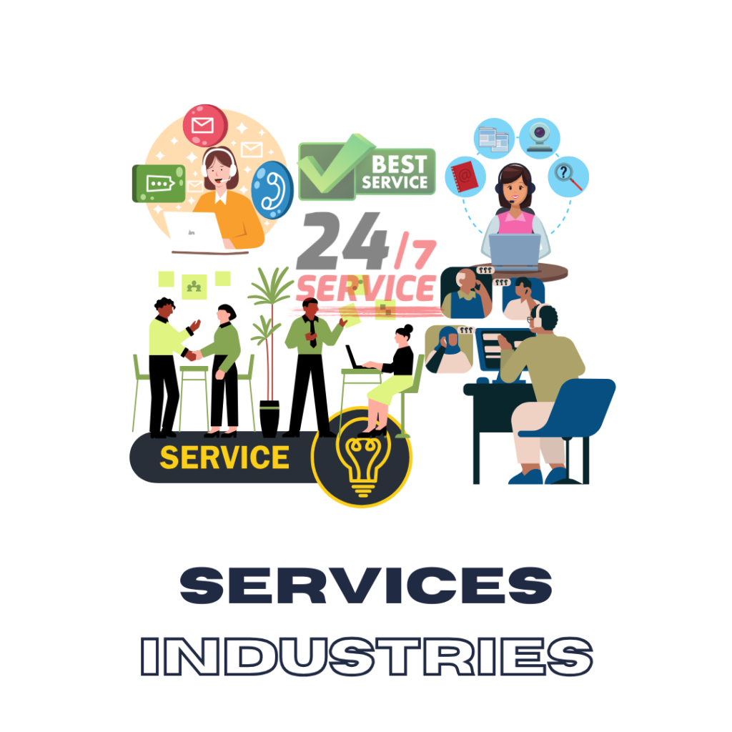 Services in industries